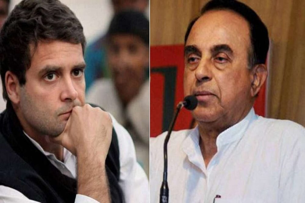 क्यों  राहुल गांधी को ब्रिटिश नागरिक बताते हैं सुब्रमण्यम स्वामी, क्या है उनका तर्क