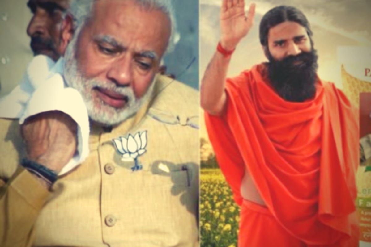 बाबा रामदेव ने लांच किया “मोदी पसीना फेसवाश”, भक्तों में ख़ुशी की लहर