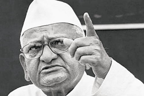 अन्ना हजारे का आंदोलन दोबारा देखना है तो सरकार कांग्रेस की लानी होगी