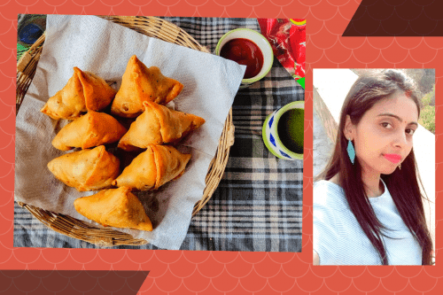 क्रिस्पी पेरी पेरी फ्लेवर्ड समोसे | Perry Perry Flavored Samosa - By Rachna Anshuman Dubey