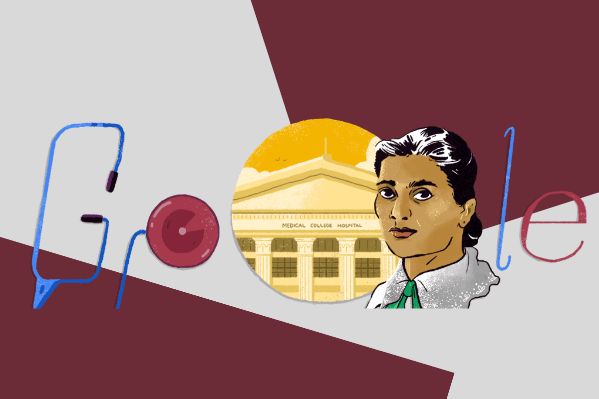 Google ने बनाया कादंबिनी गांगुली के 160वे जन्मदिन पर स्पेशल Doodle