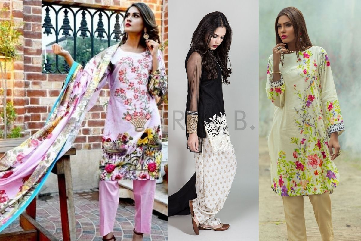 Pakistani Lawn Suits Summer Collection 