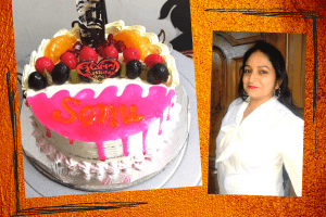 Easy Eggless Natural Fruit Sponge Cake Home Made Recipe By Poornima