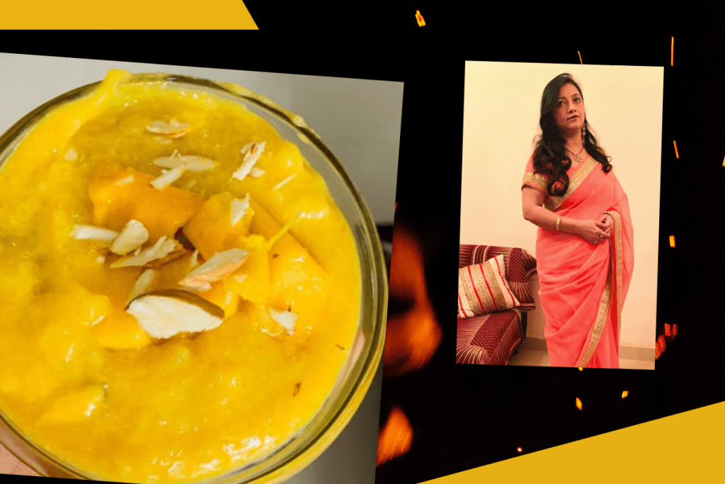 Summer Mango Rice Phirni Pudding _ Aam Payasam Kheer Recipe - By Ekta (1)